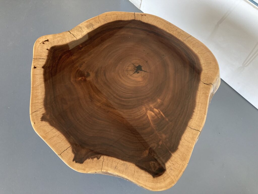 Tigerwood Coffee Table with Hairpin legs Ballito North coast Customs Furniture